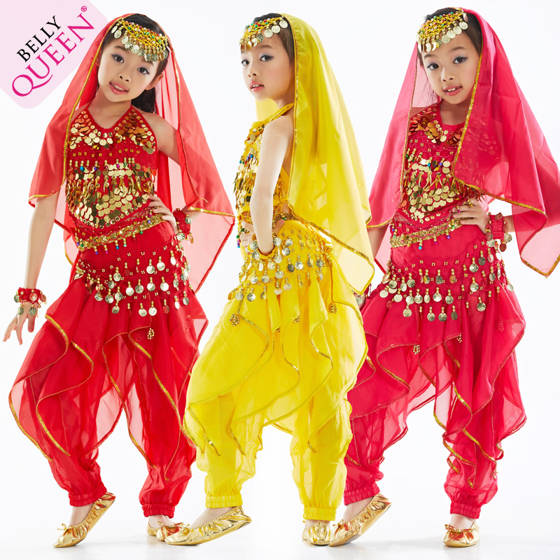 Dancewear Polyester Belly Dance Costumes For Children